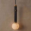 Bild in Galerie-Betrachter laden, Threadline Alabaster Globe Pendant Lamp
