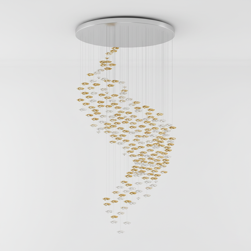 Tidal Art Glass Chandelier