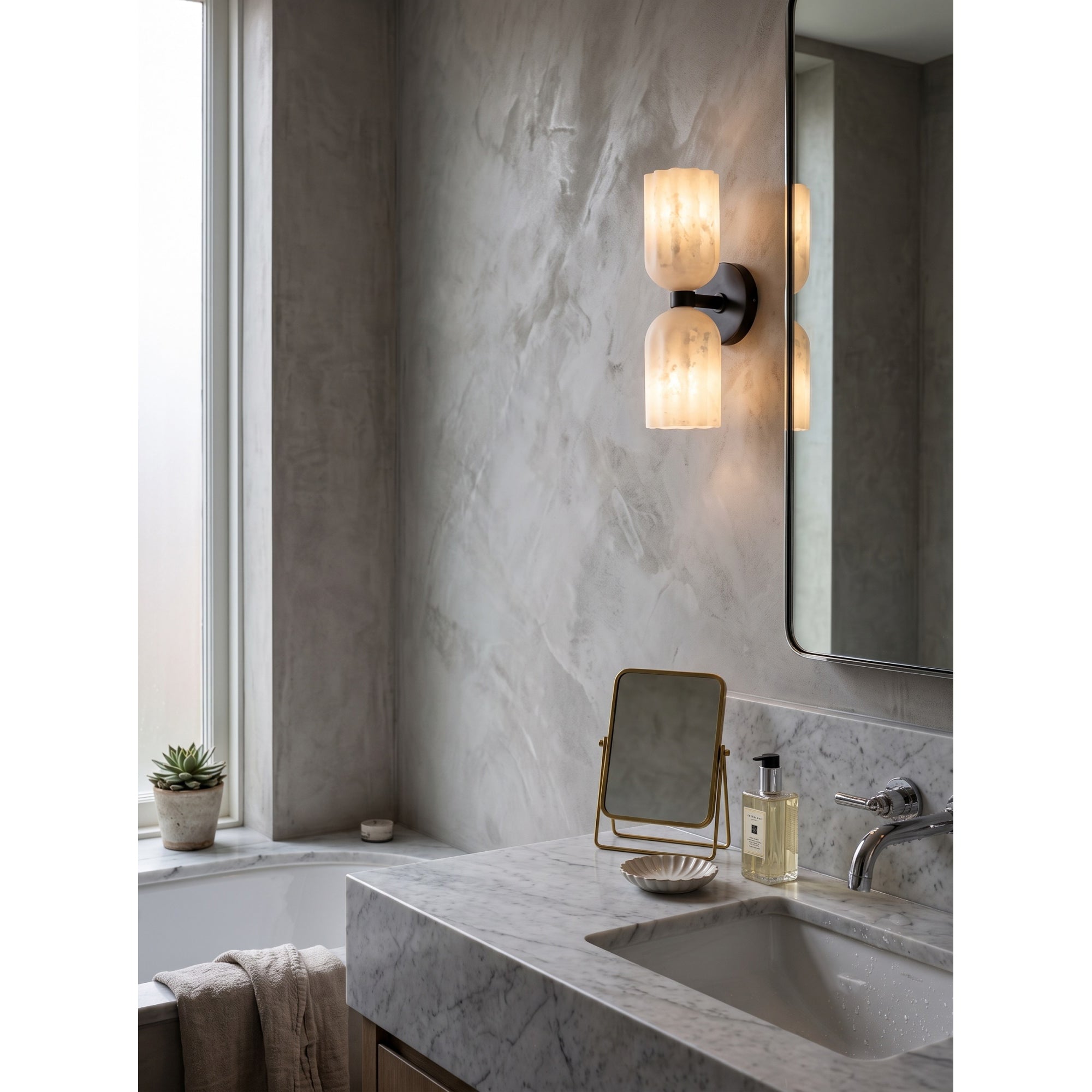 Timeless Alabaster Wall Lamp Collection Hub