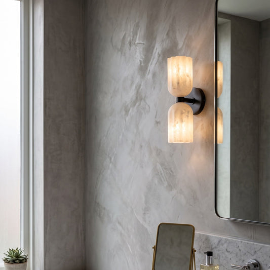 Timeless Alabaster Wall Lamp Collection Hub
