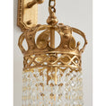 Load image into Gallery viewer, Timon Brass Crown Wall Lamp
