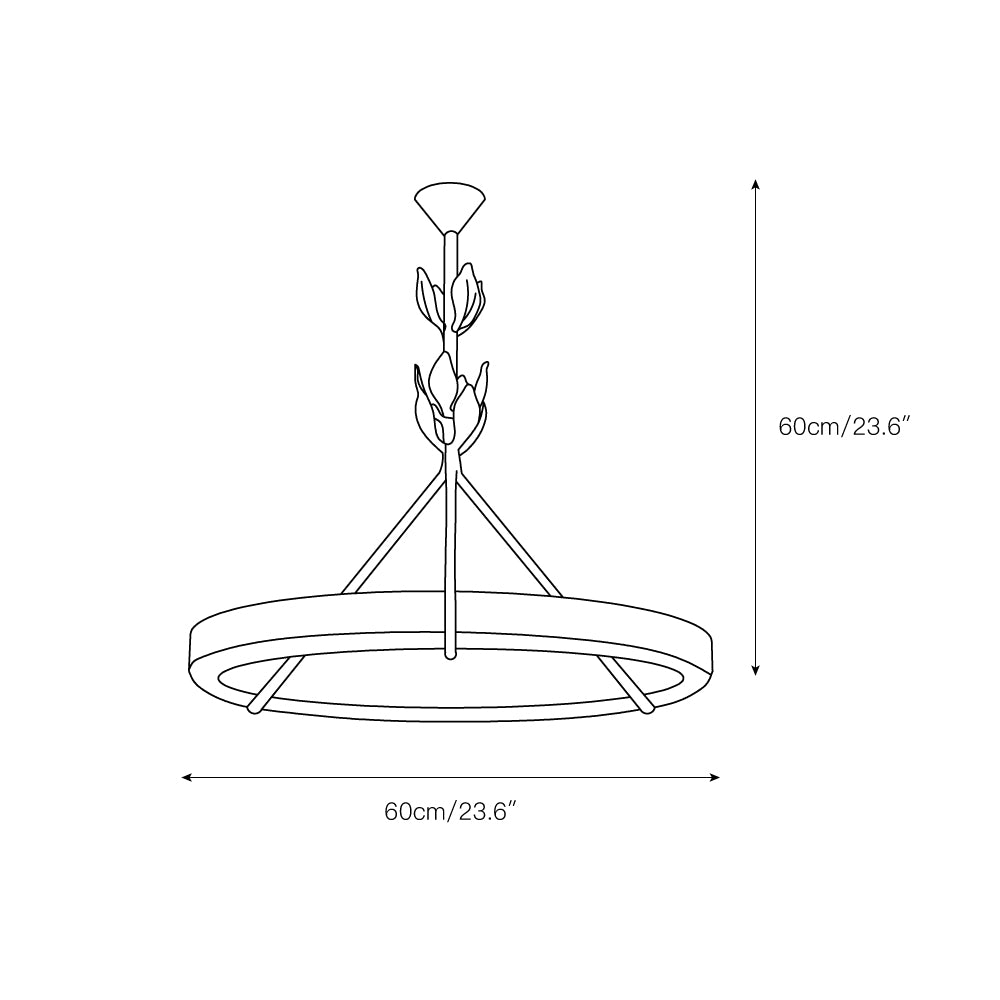 Lustre en plâtre Tinsley