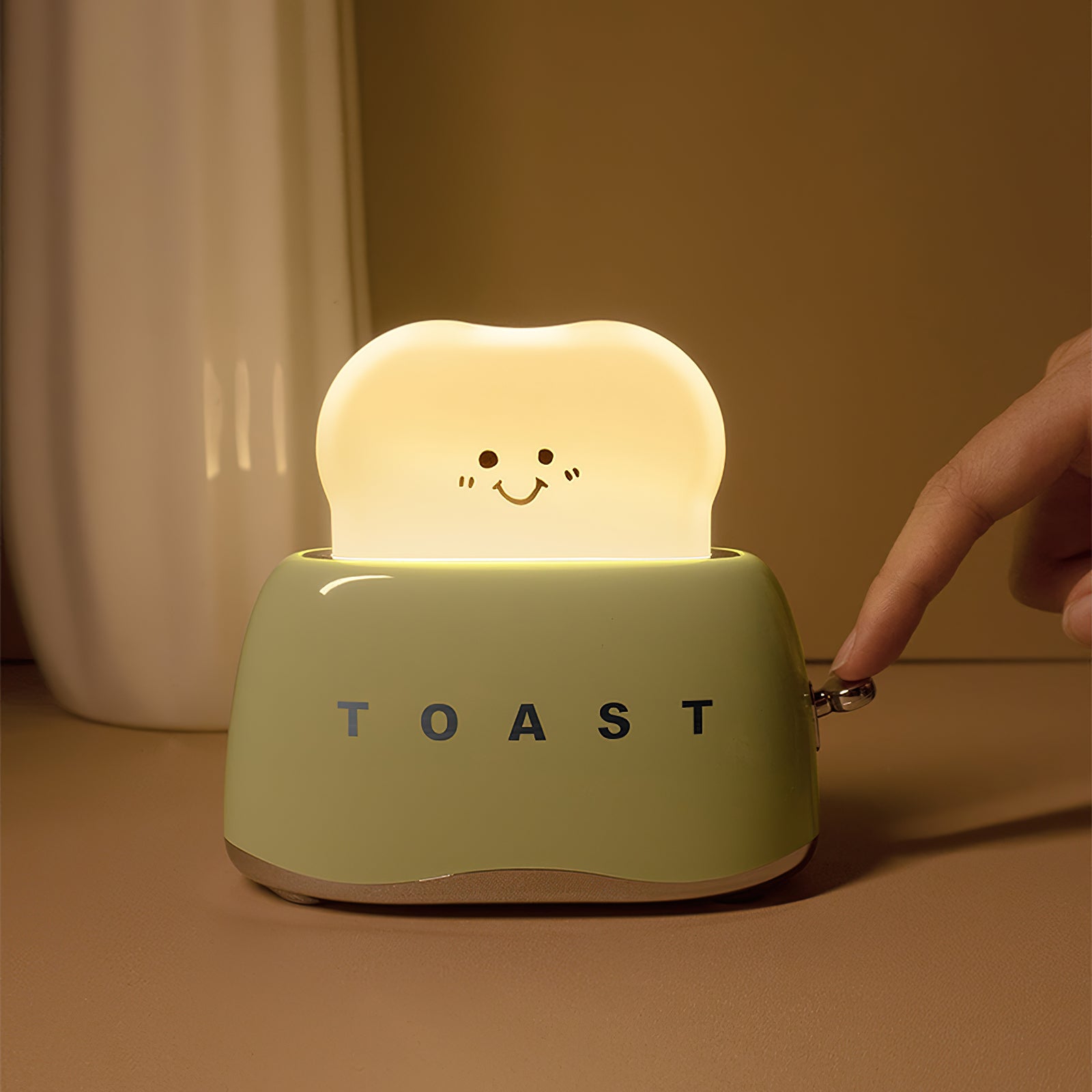 Toaster-Tischlampe (eingebauter Akku)