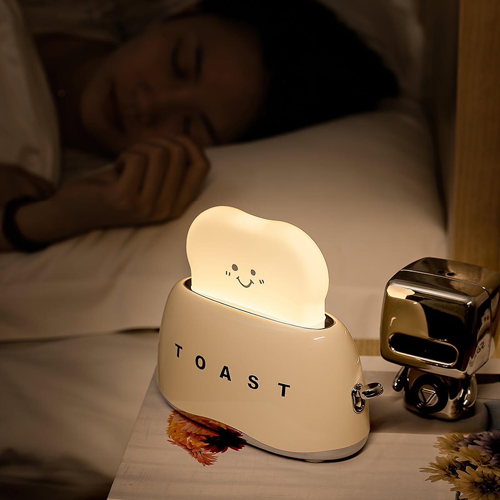 Toaster Table Lamp (built-in battery)