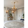 Load image into Gallery viewer, Tole Foliate Decorated Chandelier
