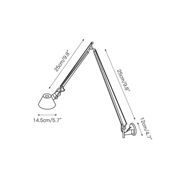 Brady Rocker Arm Plug-in Sconce – detail 4 — Dimension drawings 2