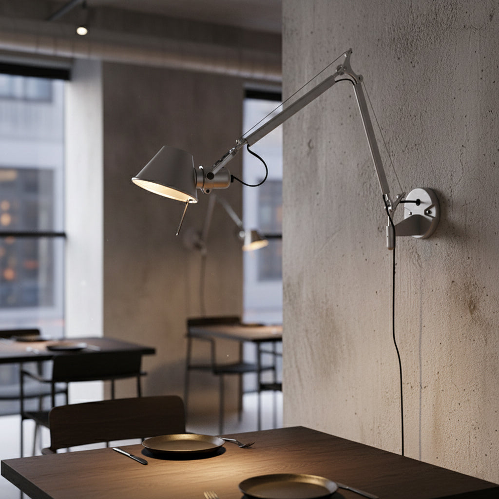 Brady Rocker Arm Plug-in Sconce