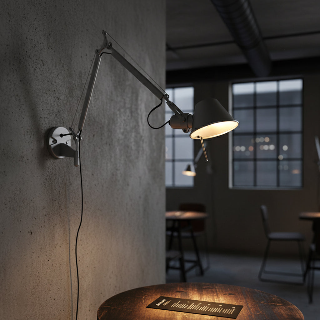 Brady Rocker Arm Plug-in Sconce