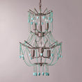 Load image into Gallery viewer, Toluca Turquoise Chandelier
