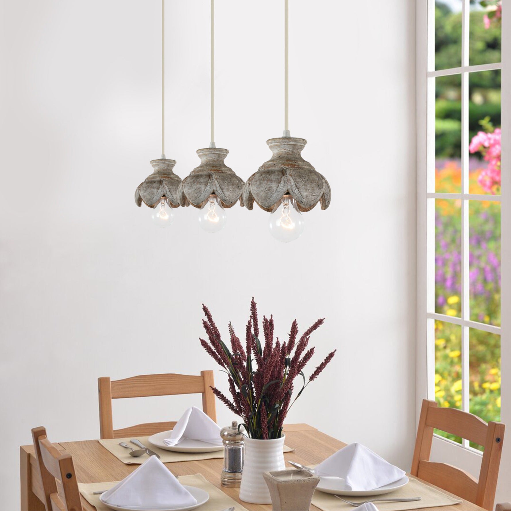 Tomiya Wood Swag Lights