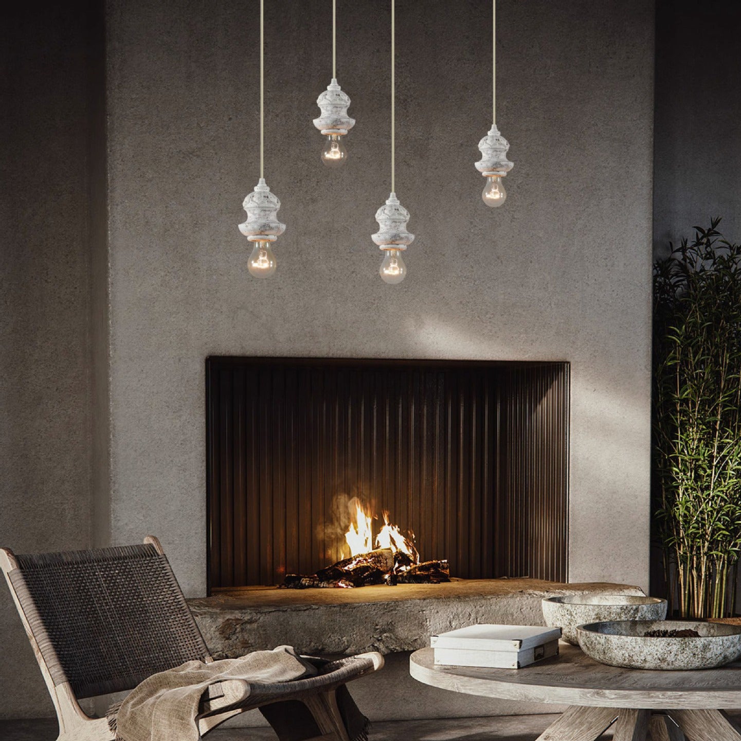 Tomiya Wood Swag Lights