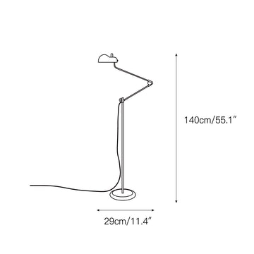 Topo Floor Lamp – detail 3 — Dimension drawings 1