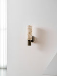 Load image into Gallery viewer, Santorini Alabaster Wall Lamp
