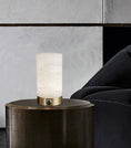 Load image into Gallery viewer, Totem Alabaster Table Lamp
