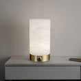 Load image into Gallery viewer, Totem Alabaster Table Lamp (built-in battery)
