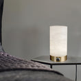 Load image into Gallery viewer, Totem Alabaster Table Lamp (built-in battery)
