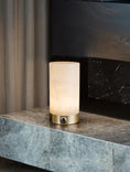 Load image into Gallery viewer, Totem Alabaster Table Lamp
