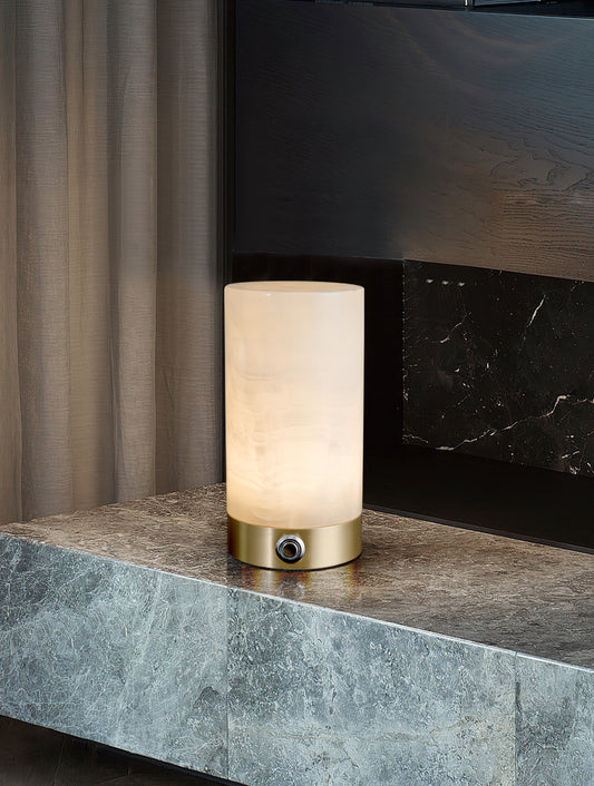 Totem Alabaster Table Lamp (built-in battery)