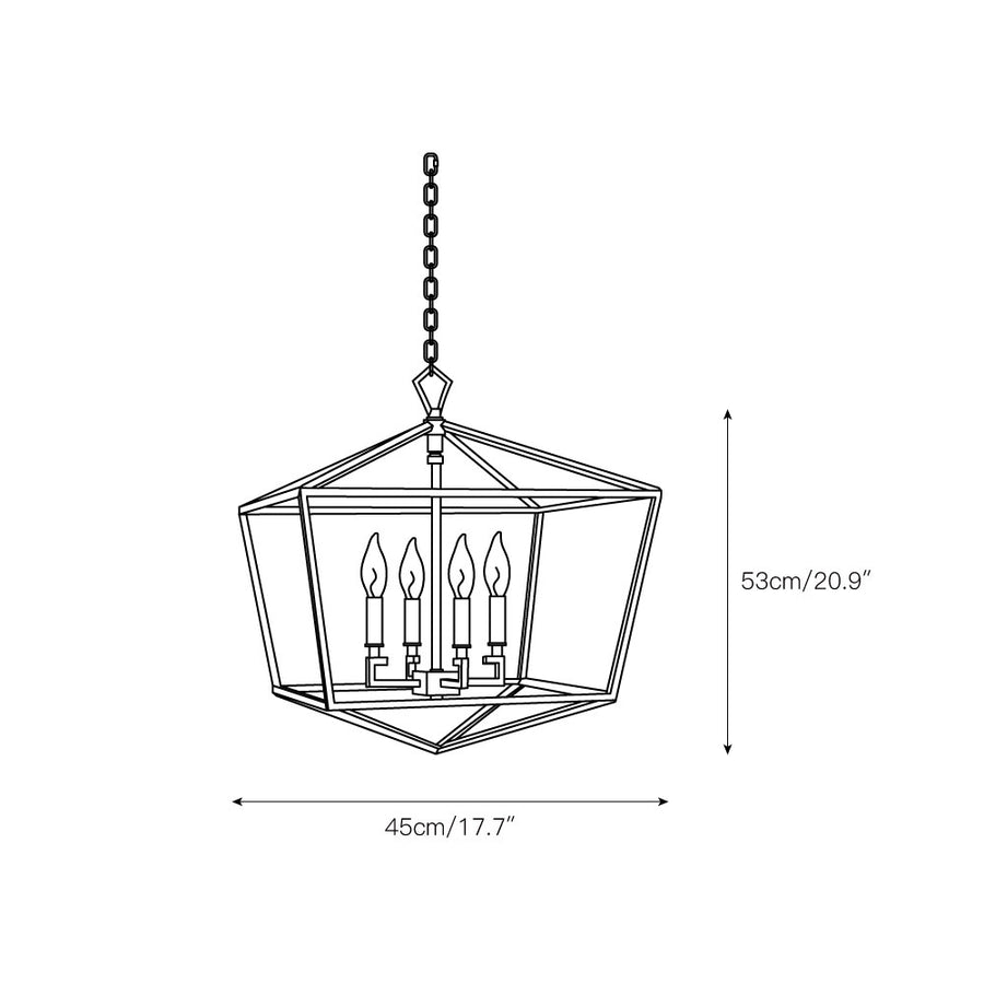 Townsend Pendant Lamp – detail 3 — Dimension drawings 1