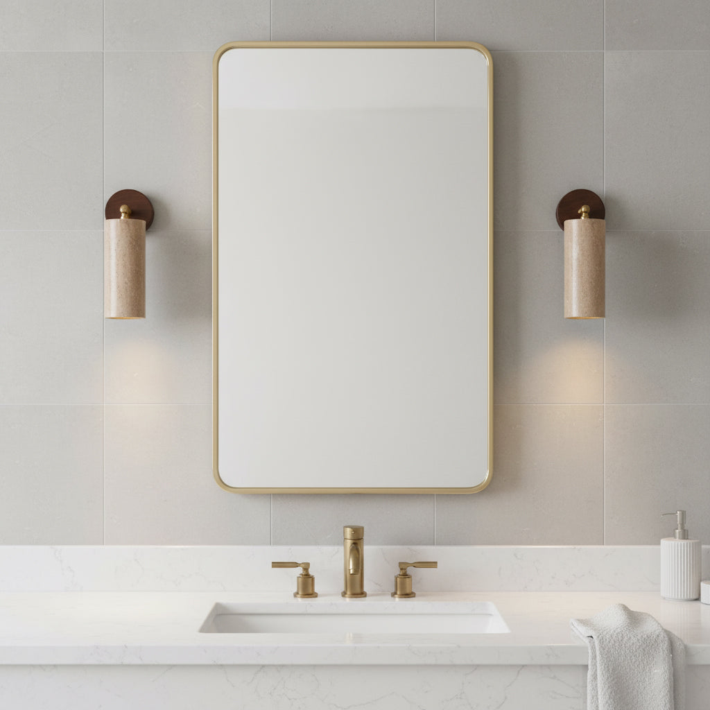 Travertine Mireille Wall Lamp