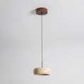 Load image into Gallery viewer, Travertine Drum Pendant Lamp
