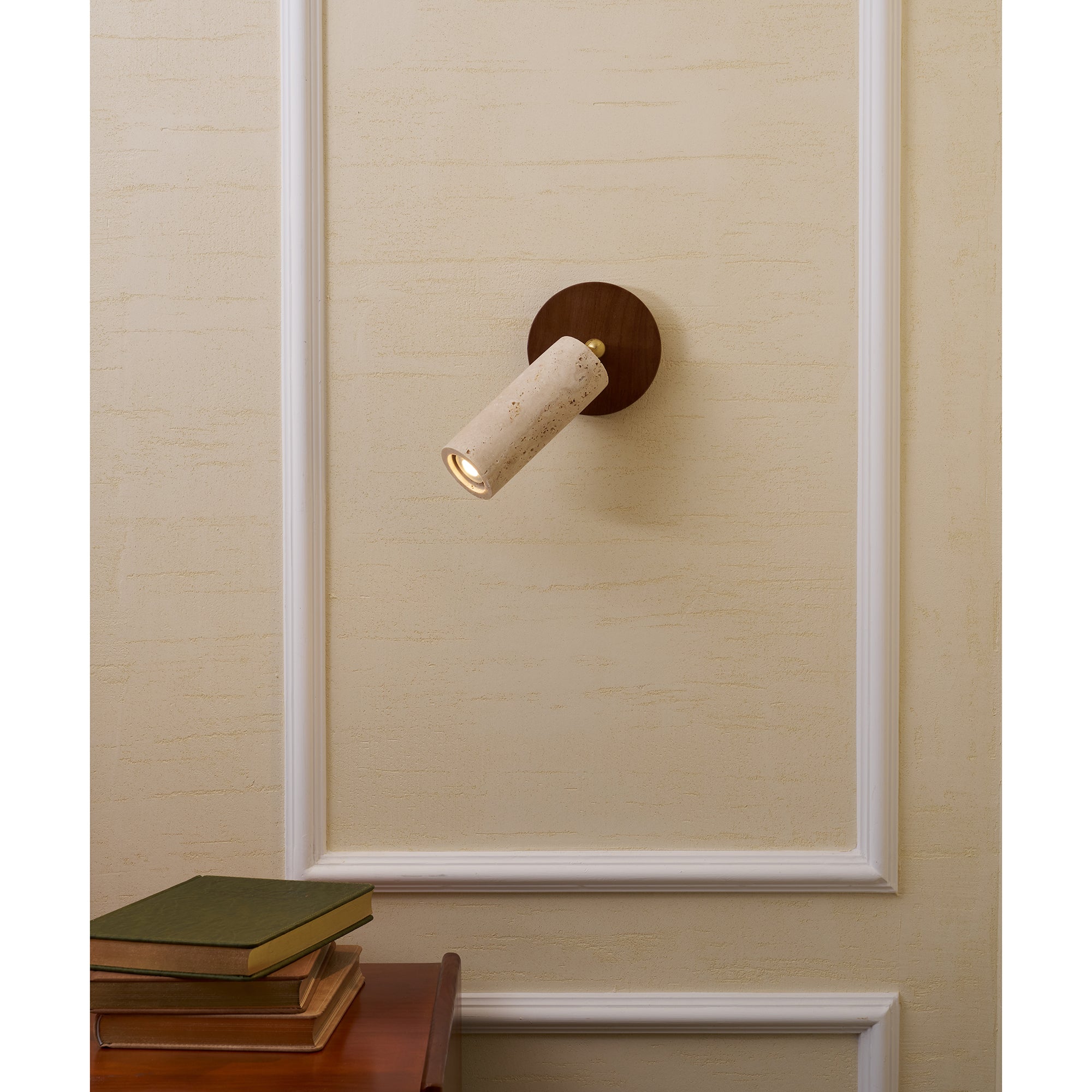 Travertine Mireille Wall Lamp