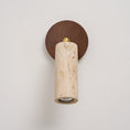 Load image into Gallery viewer, Travertine Mireille Wall Lamp
