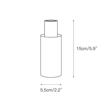 Cordless Alabaster Table Lamp (Built-in Battery) – detail 4 — Dimension drawings 1