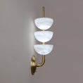 Bild in Galerie-Betrachter laden, Triple Alabaster Wall Lamp
