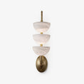 Bild in Galerie-Betrachter laden, Triple Alabaster Wall Lamp
