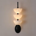 Load image into Gallery viewer, Triple Alabaster Wall Lamp
