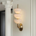 Load image into Gallery viewer, Triple Alabaster Wall Lamp
