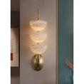 Load image into Gallery viewer, Triple Alabaster Wall Lamp
