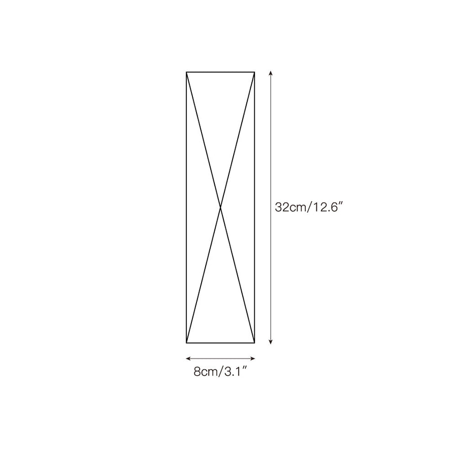 Tropez Travertine Wall Lamp – detail 3 — Dimension drawings 1