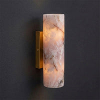 Tubular Marble Wall Lamp