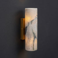 Tubular Marble Wall Lamp