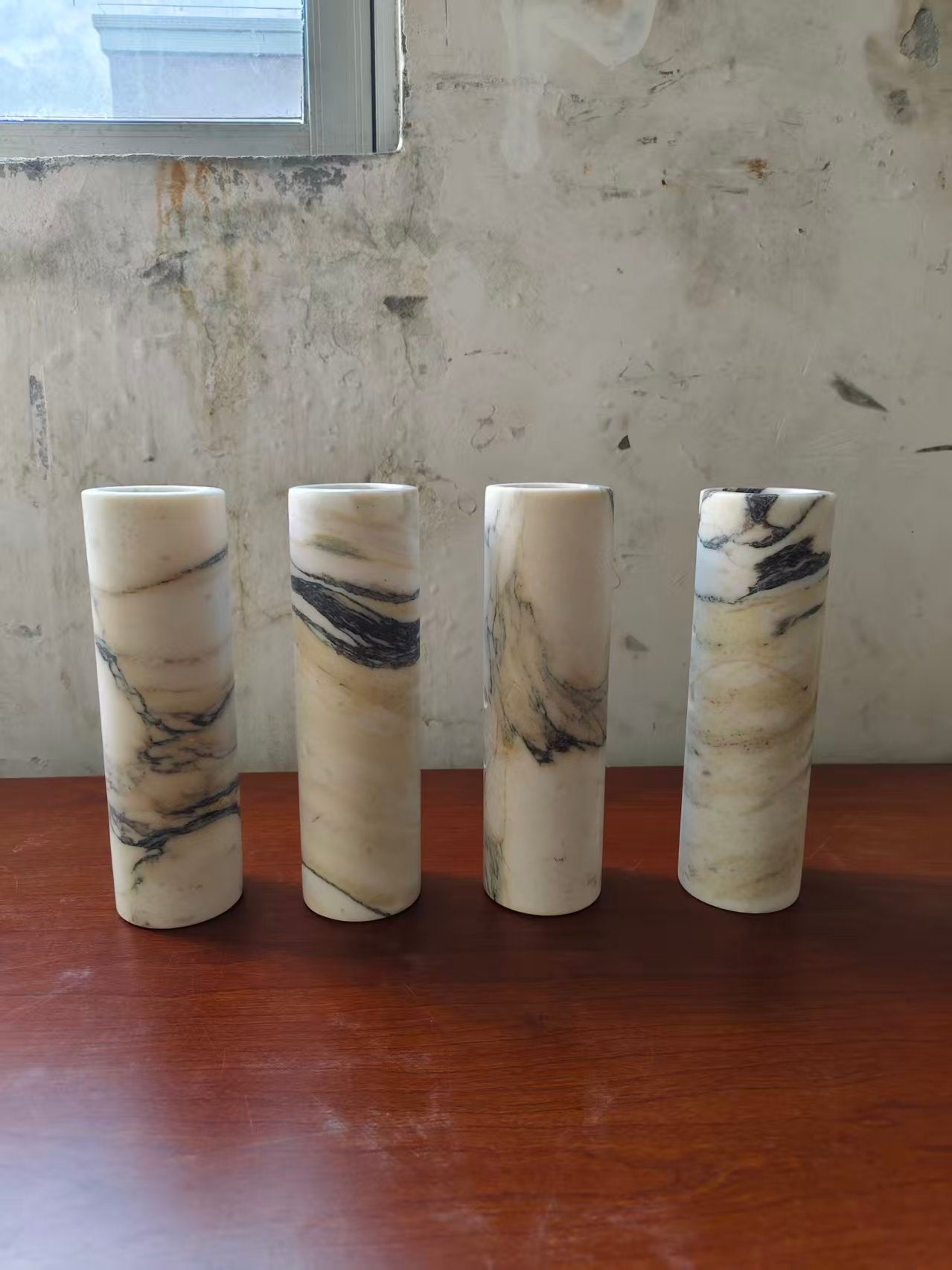 Tubular Marble Wall Lamp