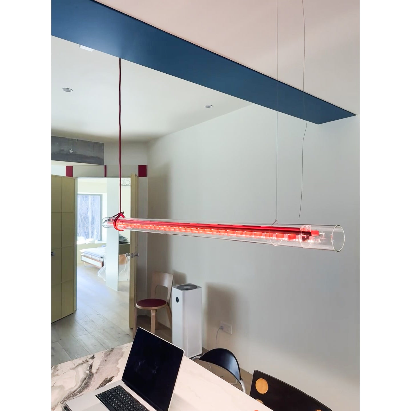 Tubular Linear LED Pendant Lamp
