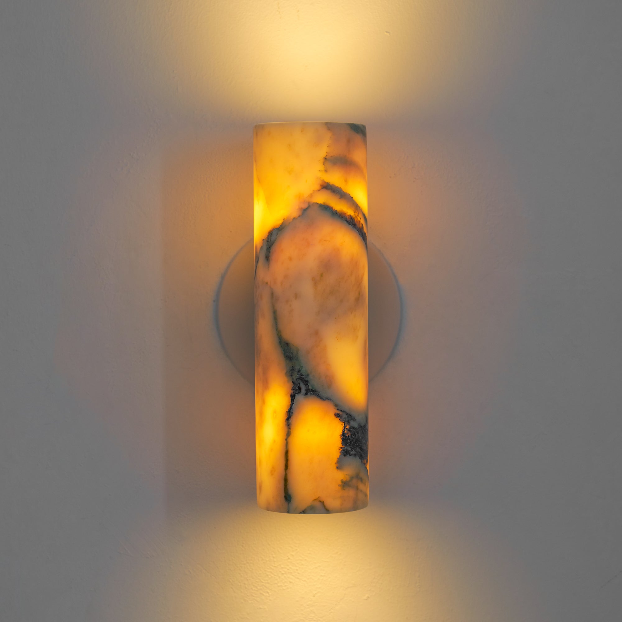 Tubular Marble Wall Lamp