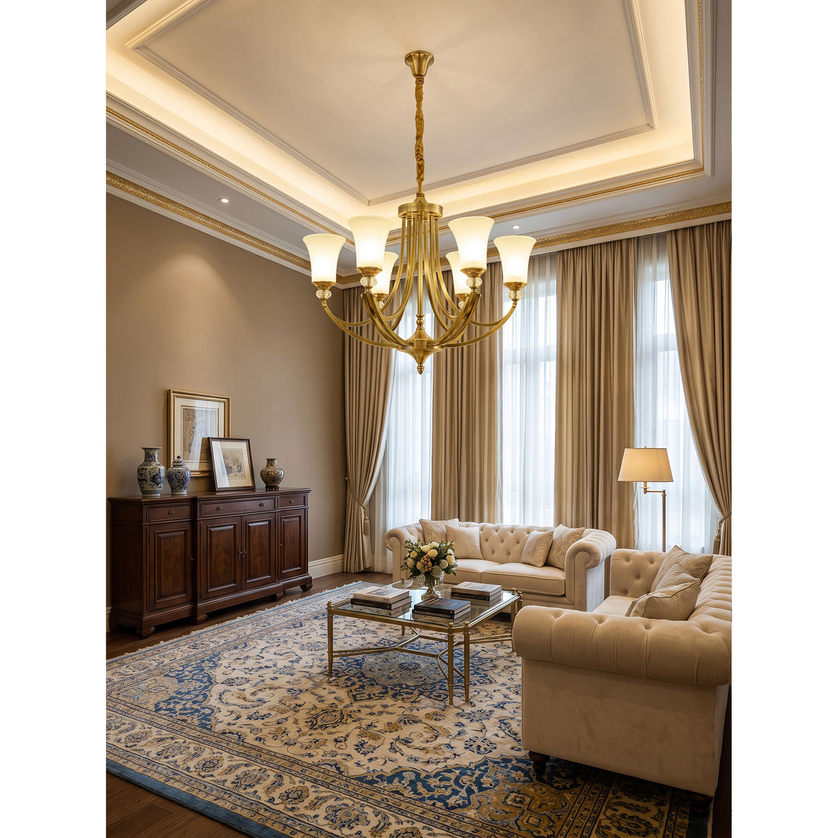 Tuileries Glass Chandelier
