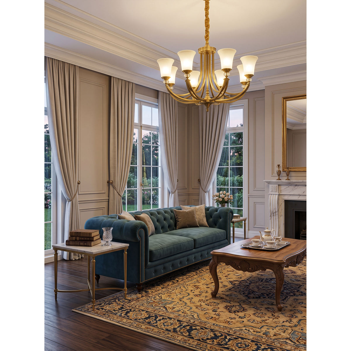 Tuileries Glass Chandelier