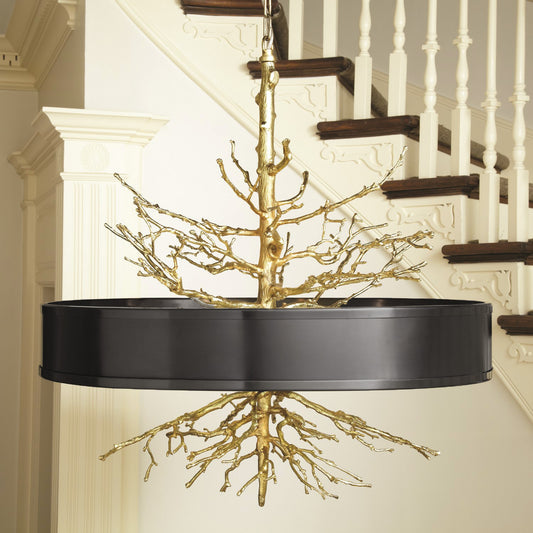 Twig Brass Chandelier