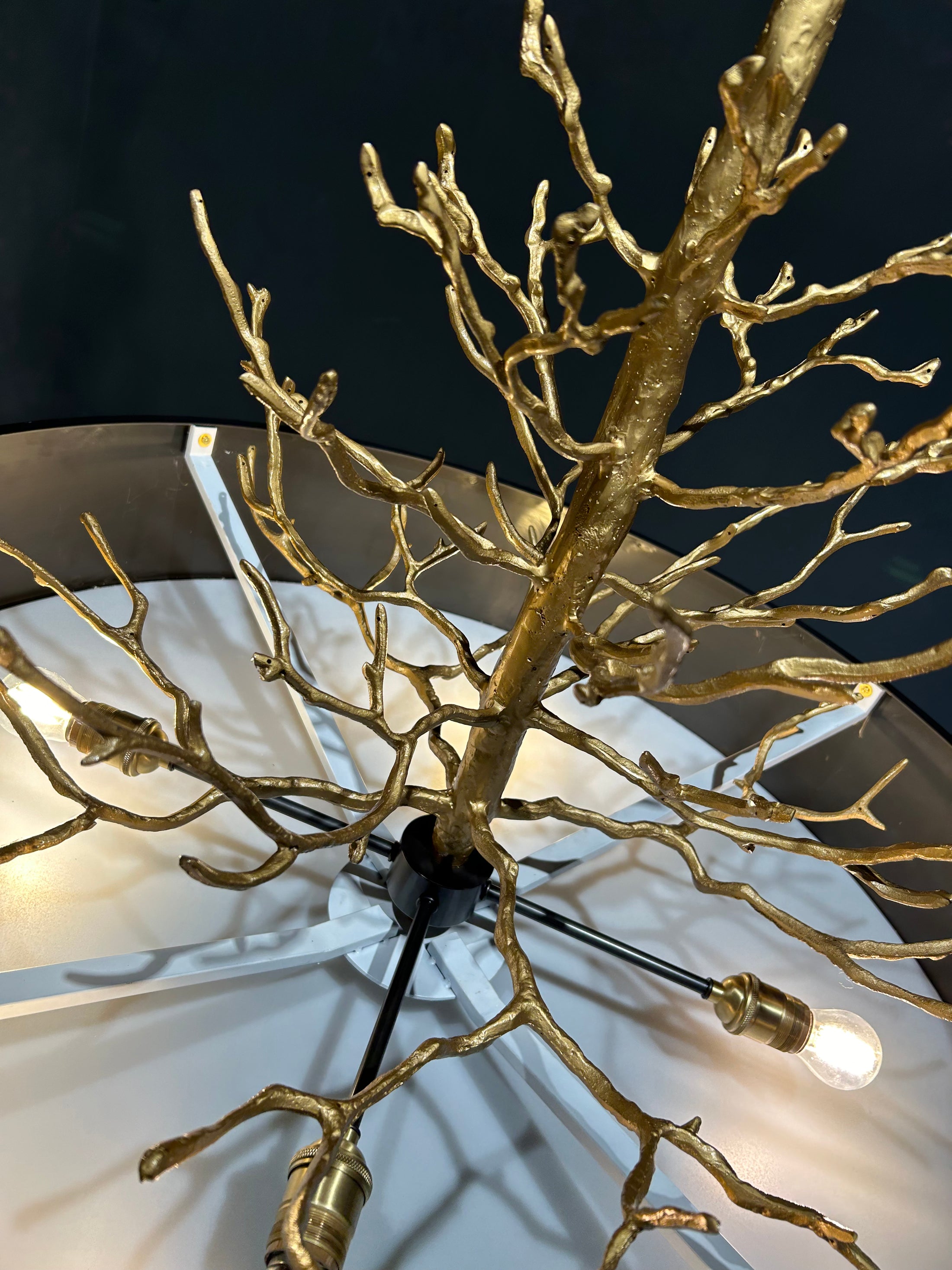 Люстра из латуни Twig