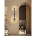 Charger l'image dans la visionneuse de la galerie, Twin Disc Travertine Wall Lamp – detail 5
