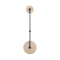 Charger l'image dans la visionneuse de la galerie, Twin Disc Travertine Wall Lamp – detail 11
