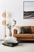 Charger l'image dans la visionneuse de la galerie, Twin Disc Wood Floor Lamp – detail 2
