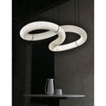 Load image into Gallery viewer, Twisted Ring Alabaster Chandelier
