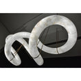 Bild in Galerie-Betrachter laden, Twisted Ring Alabaster Chandelier
