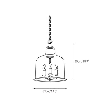 Tybee Pendant Lamp – detail 5 — Dimension drawings 2