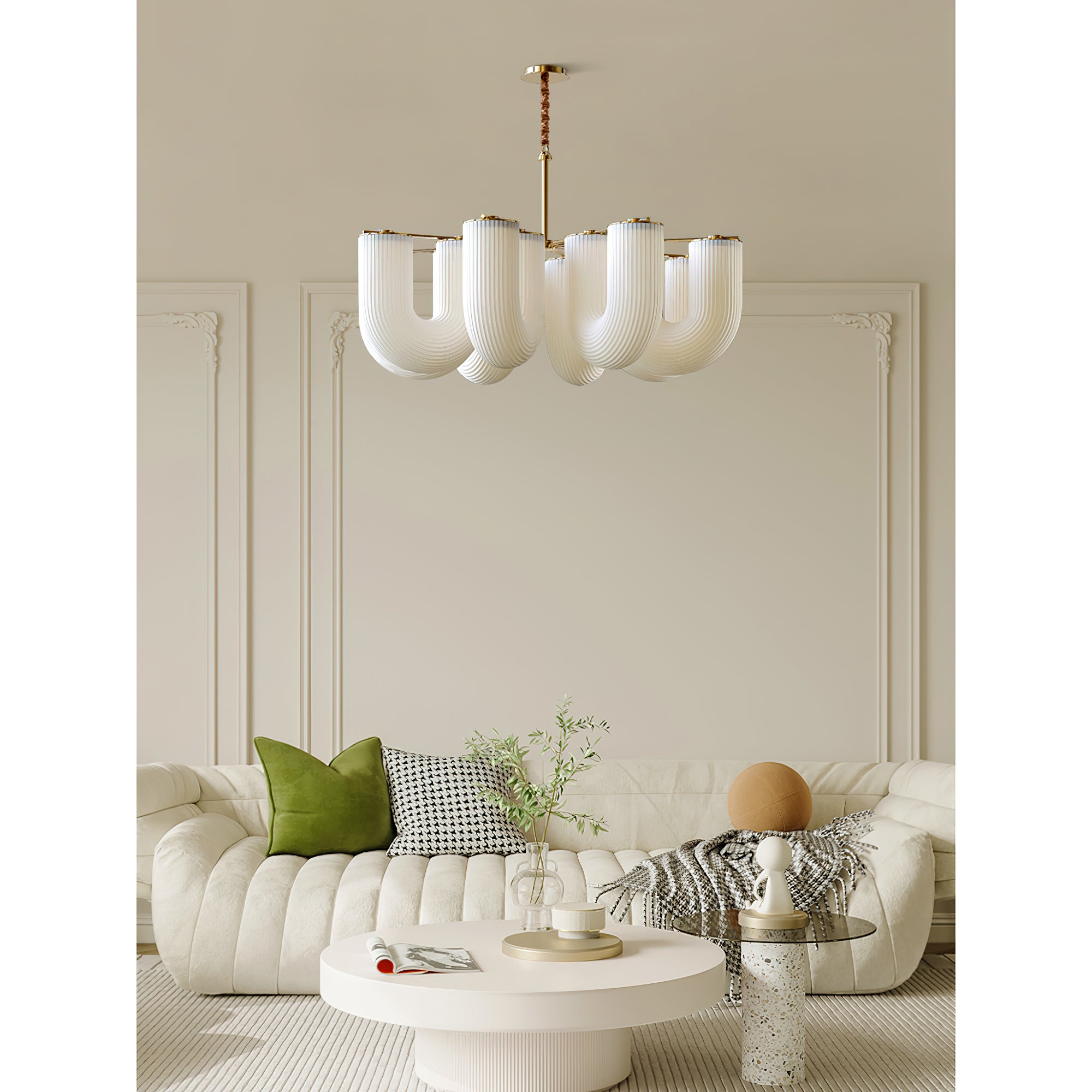 Lustre en forme de U